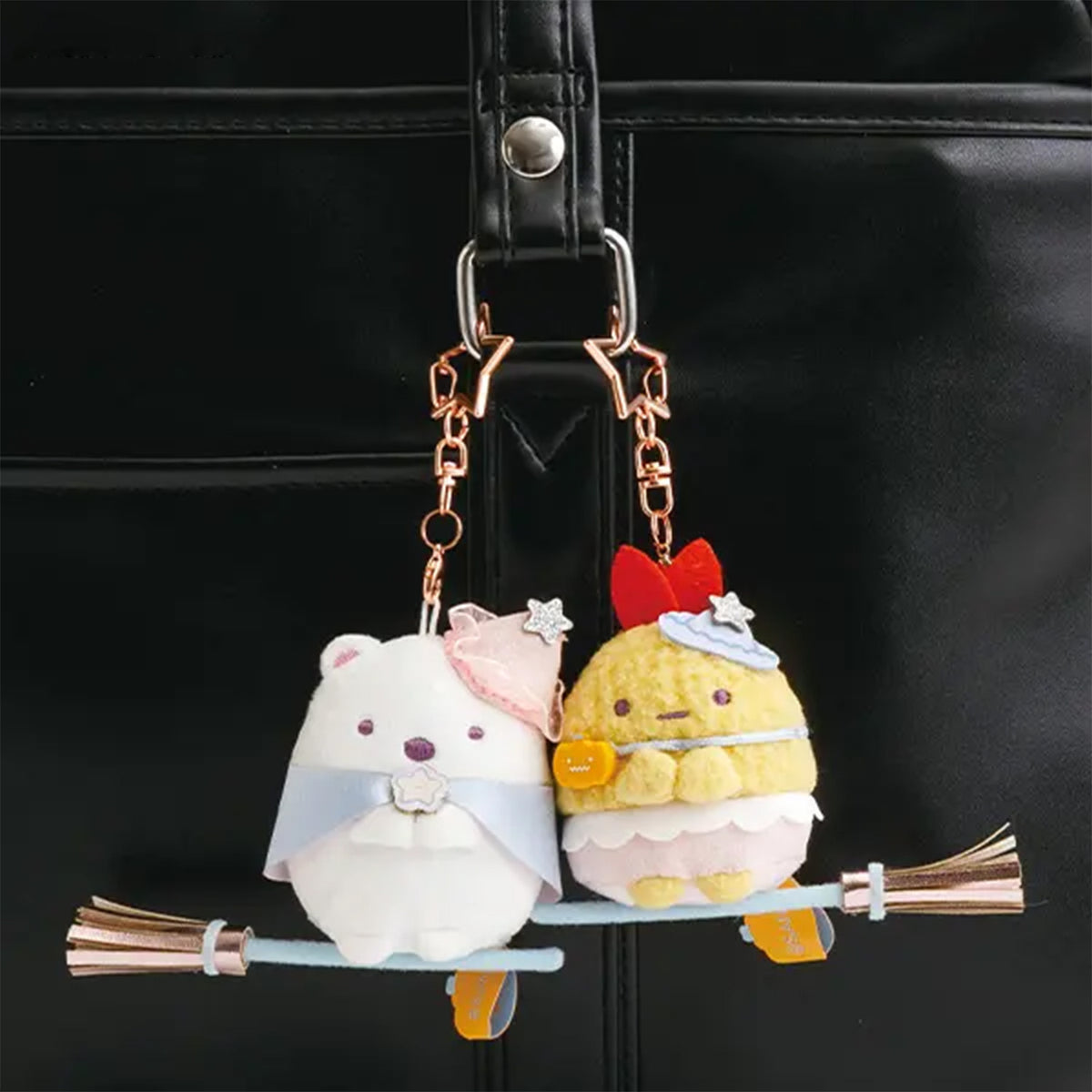 Sumikko Gurashi | Magical Halloween | Ebifurai no Shippo (Flying Broom) Mascot Tenori Mini Plush