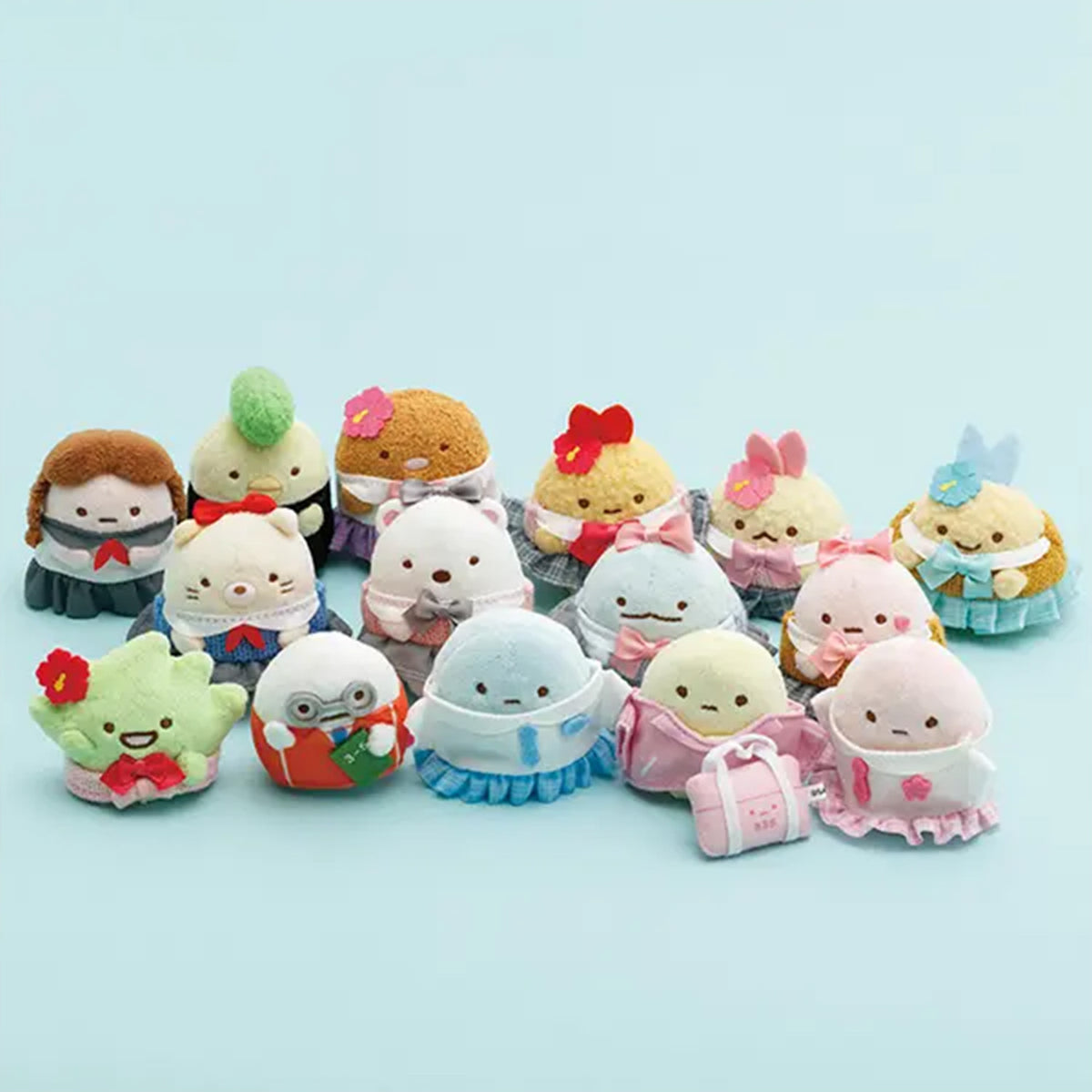 Sumikko Gurashi | High School | Pink Tapioca (Student) Tenori Mini Plush