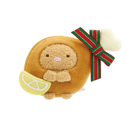 Sumikko Gurashi | Christmas 2024 | Ebifurai no Shippo (Fried Chicken) & Tonkatsu (Teriyaki Chicken) Tenori Mini Plush Set