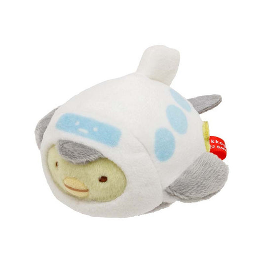 Sumikko Gurashi | Keikyu x Hanedaku Train Railway | Penguin? (Plane) Tenori Mini Plush | Collab Limited