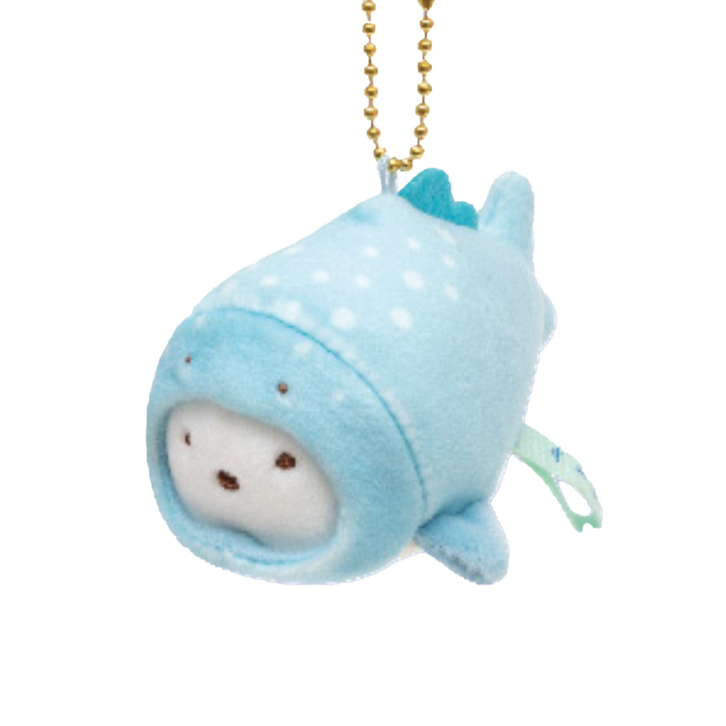 Sumikko Gurashi | Aquarium 2020 | Shirokuma (Whale Shark) Mochi Keychain Tenori Mini Plush | Collab Limited