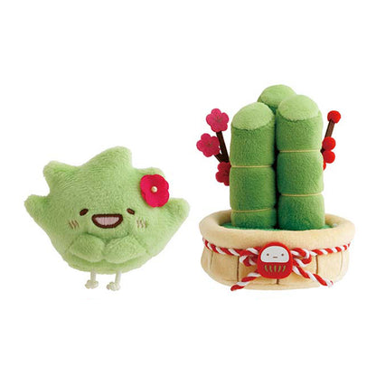 Sumikko Gurashi | Year of Snake 2025 | Zassou Weed & Kadomatsu (Bamboo) Tenori Mini Plush Set