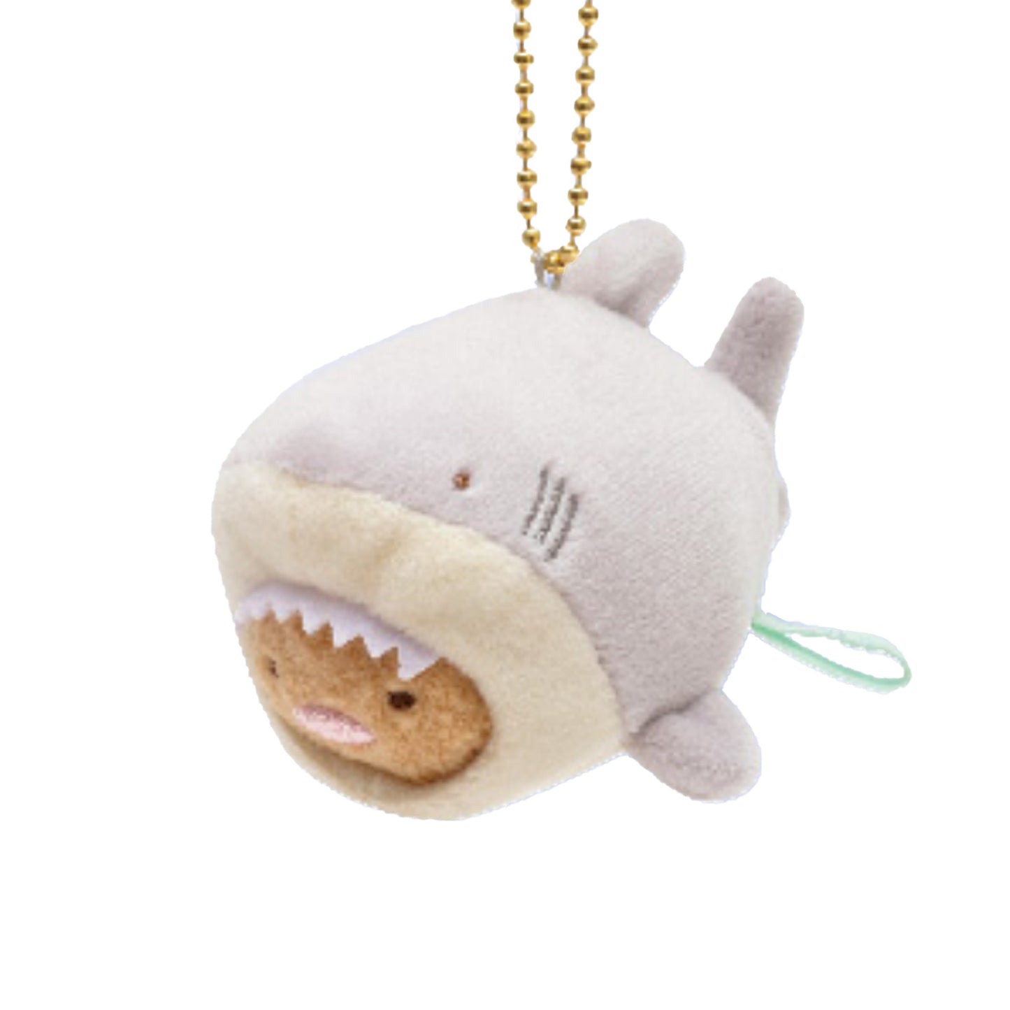 Sumikko Gurashi | Aquarium 2020 | Tonkatsu (Shark) Mochi Keychain Tenori Mini Plush | Collab Limited