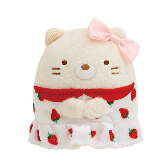 Sumikko Gurashi | Sakuma Strawberry Milk Candy | Neko Cat Tenori Mini Plush