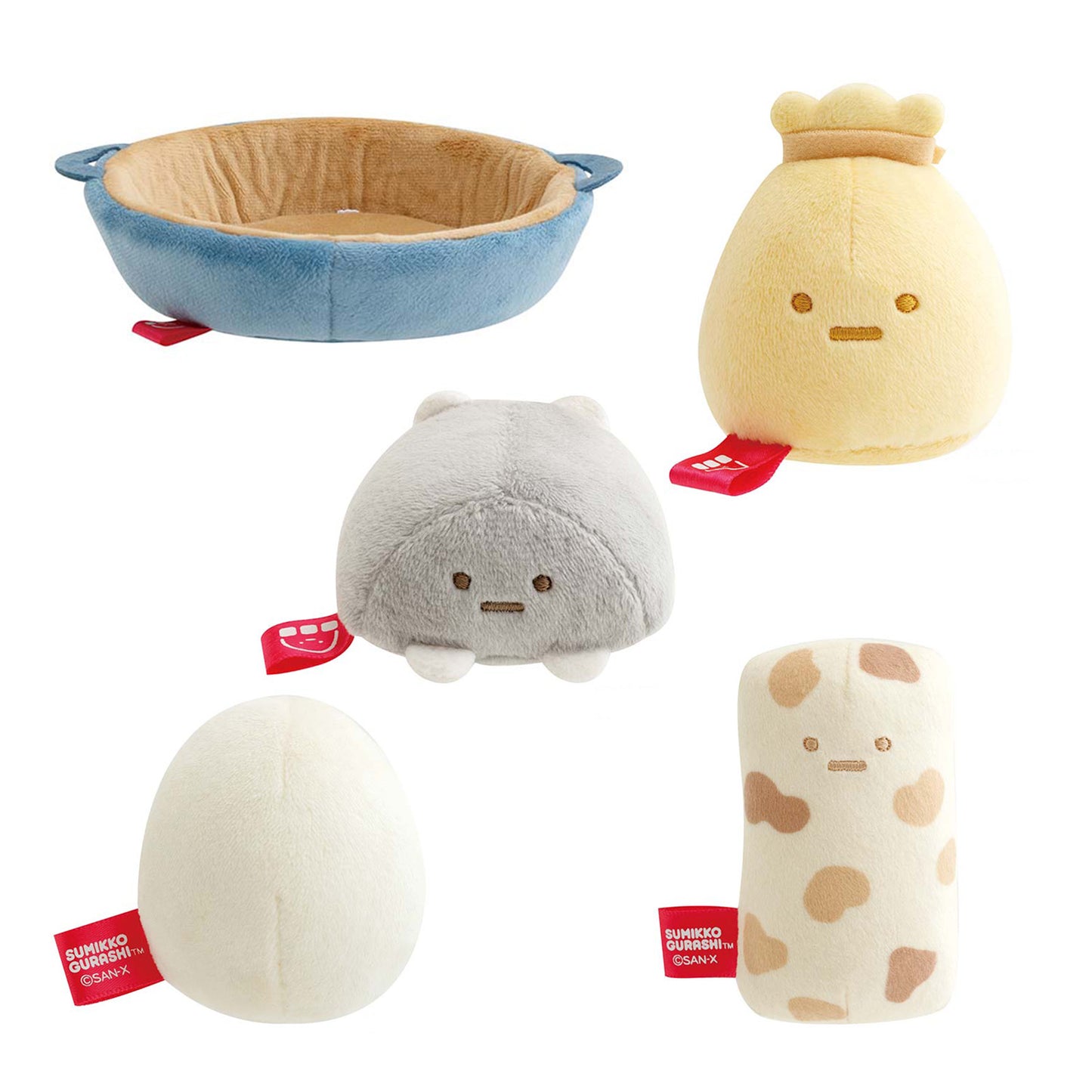 Sumikko Gurashi | Tapioca Market | Oden Hot Pot Tenori Mini Plush Set