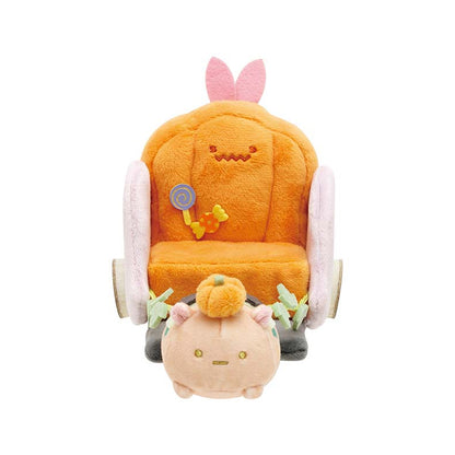 Sumikko Gurashi | Ageage! Agekko Devil Halloween | Pumpkin Carriage & Rice Gome Pegasus Tenori Plush Set