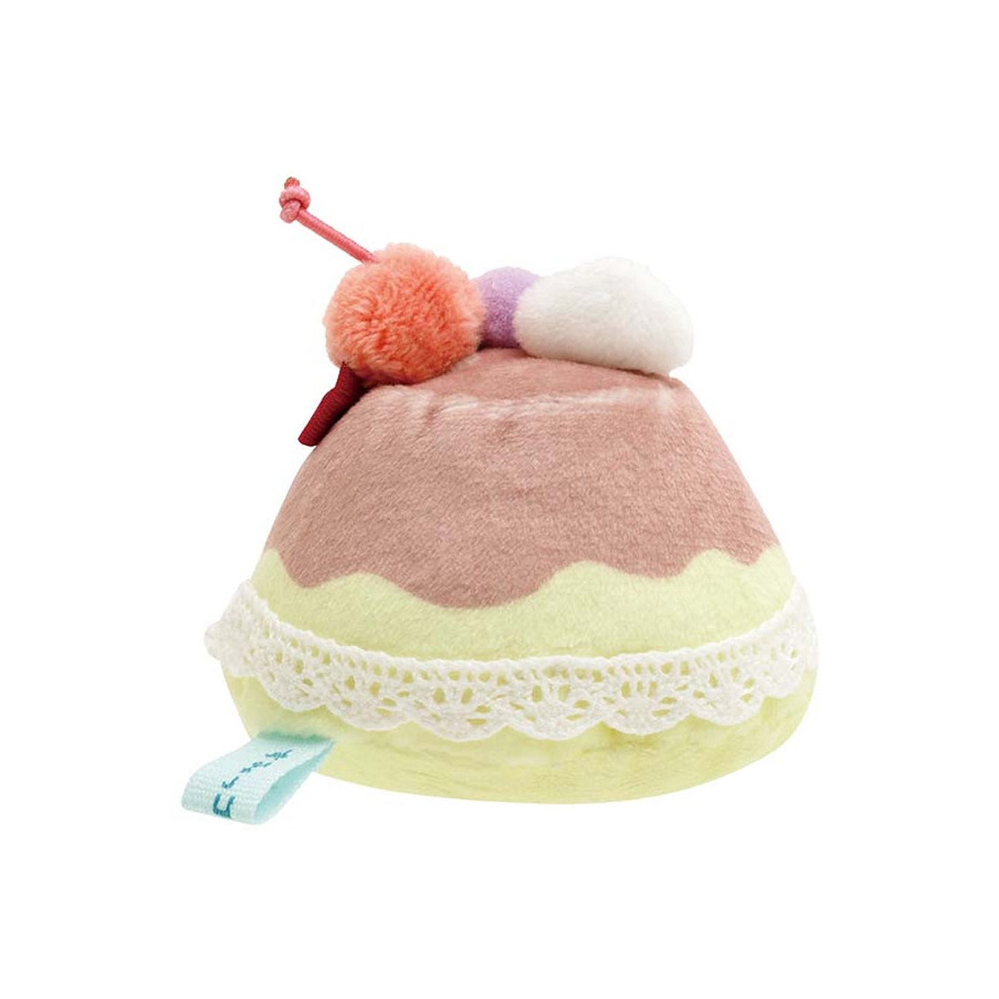 Sumikko Gurashi | I Want to Travel | Yama (Pudding) Tenori Mini Plush | Yama Ippai Souvenir Shop Limited