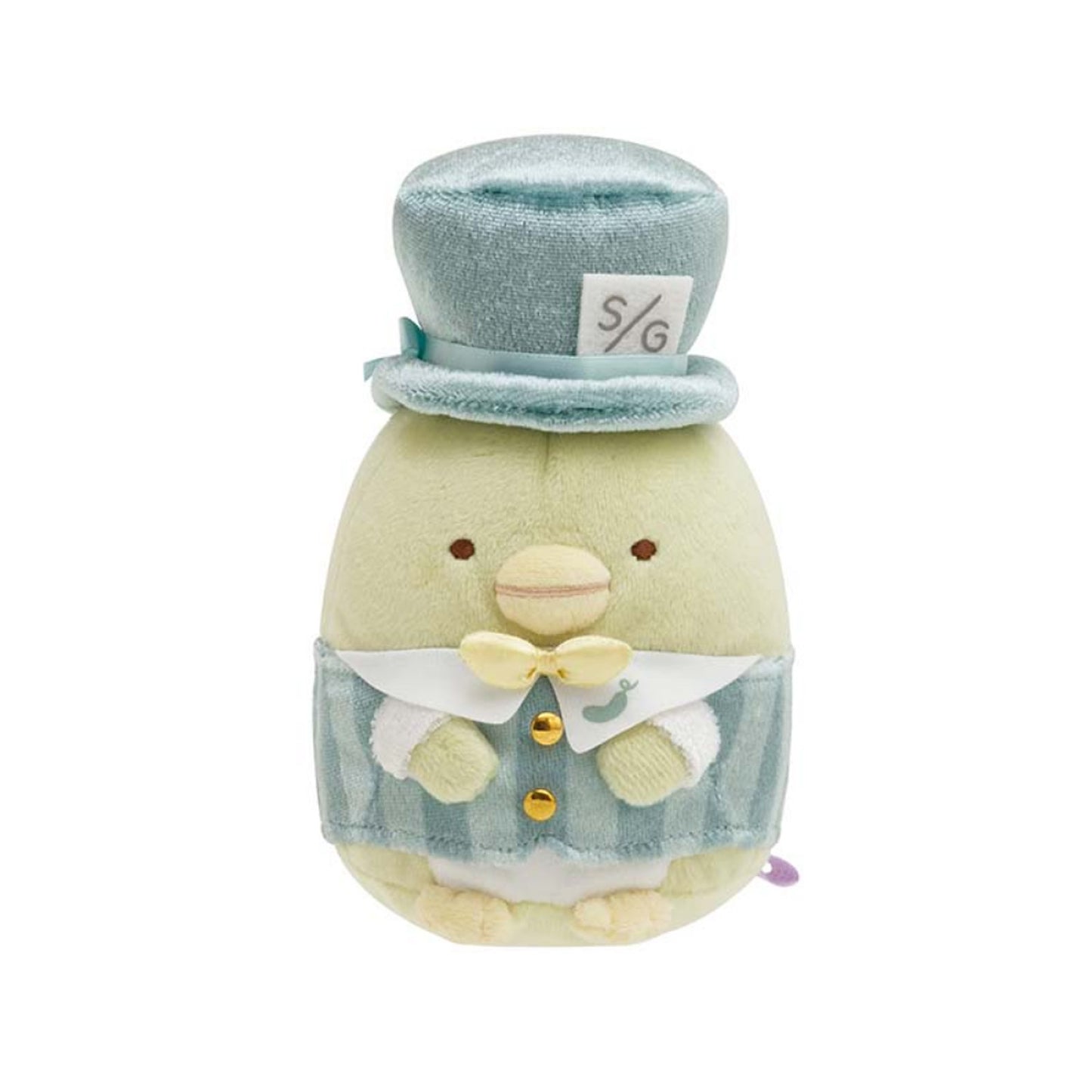 Sumikko Gurashi | Alice in Wonderland | Penguin? (Mad Hatter) Small Plush | Loft Limited Edition