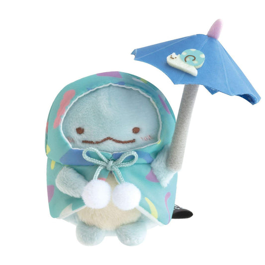 Sumikko Gurashi | Coordinate×KiU | Tokage (Raincoat & Umbrella) Tenori Tenori Mini Plush | Kansai Shop Limited