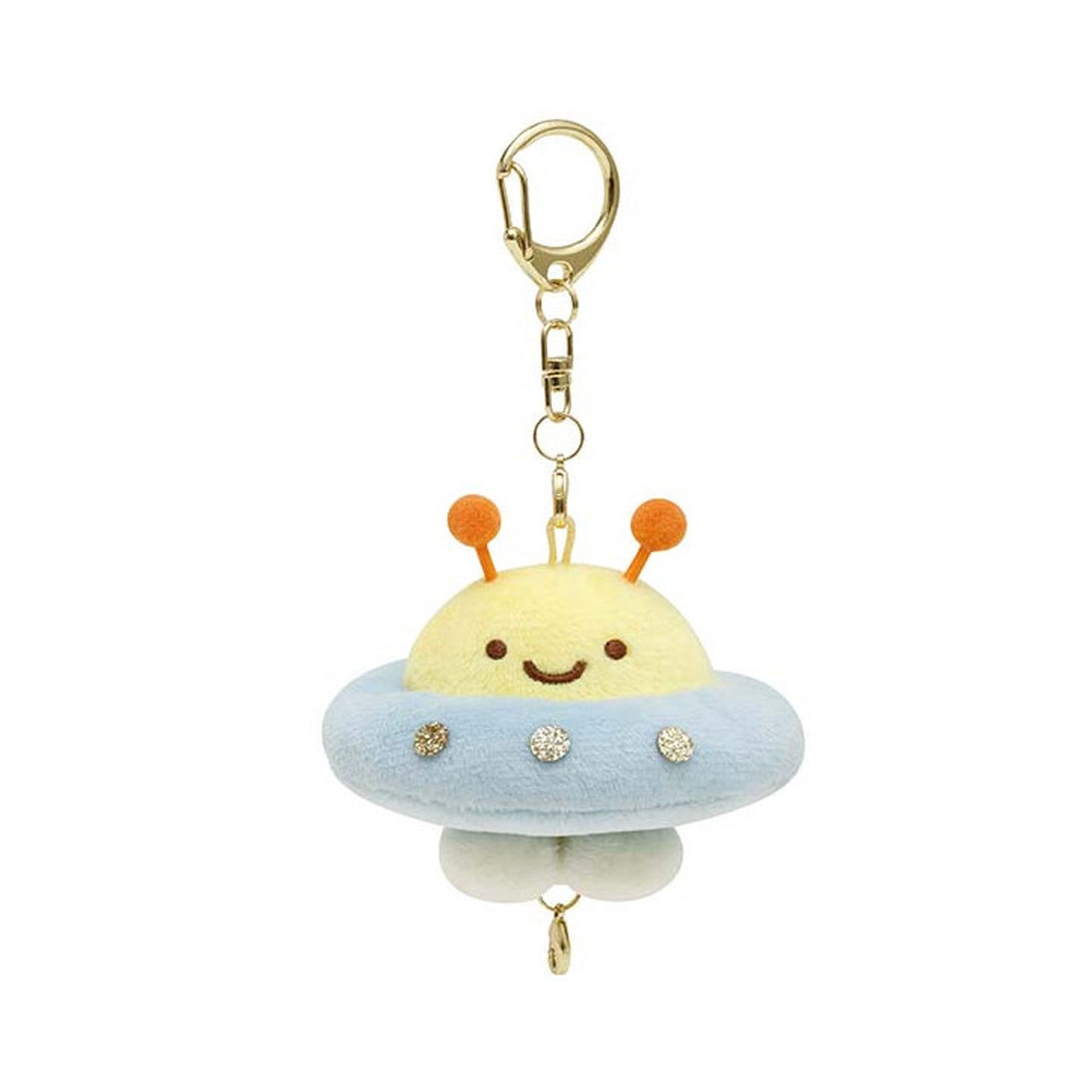 Sumikko Gurashi | Mysterious Friends (Alien) | Tapioca (UFO) Keychain Tenori Mini Plush