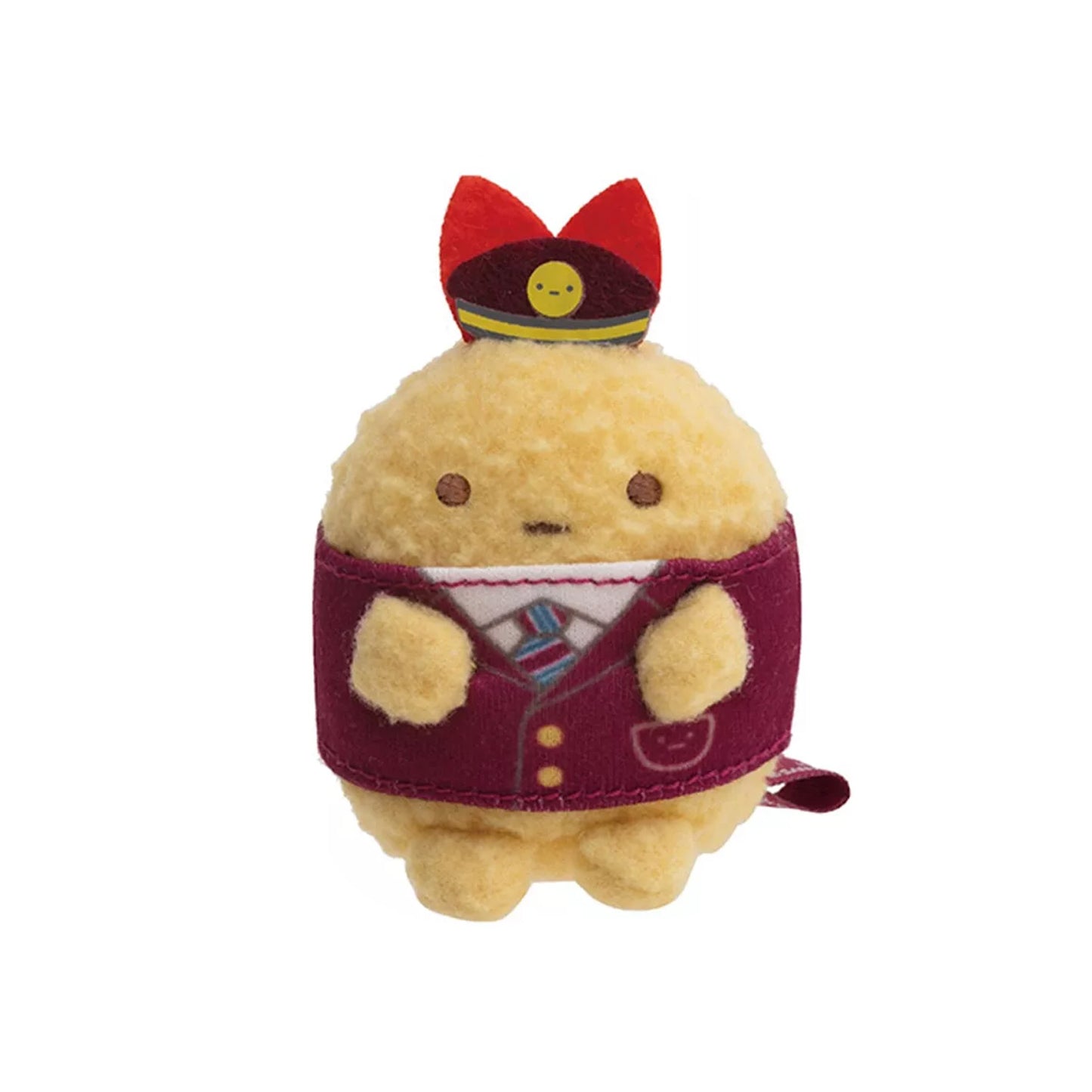 Sumikko Gurashi | Hankyu Train Railway | Ebifurai no Shpopo (Station Master) Tenori Mini Plush | Collab Limited