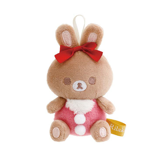 Rilakkuma | Christmas 2024 | Cocoa Rabbit (Santa) Ornament Tenori Mini Plush