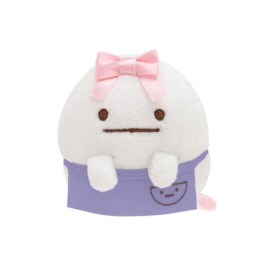 Sumikko Gurashi | Tapioca Park | Obake Ghost (Bow) Tenori Mini Plush | Online Shop Limited