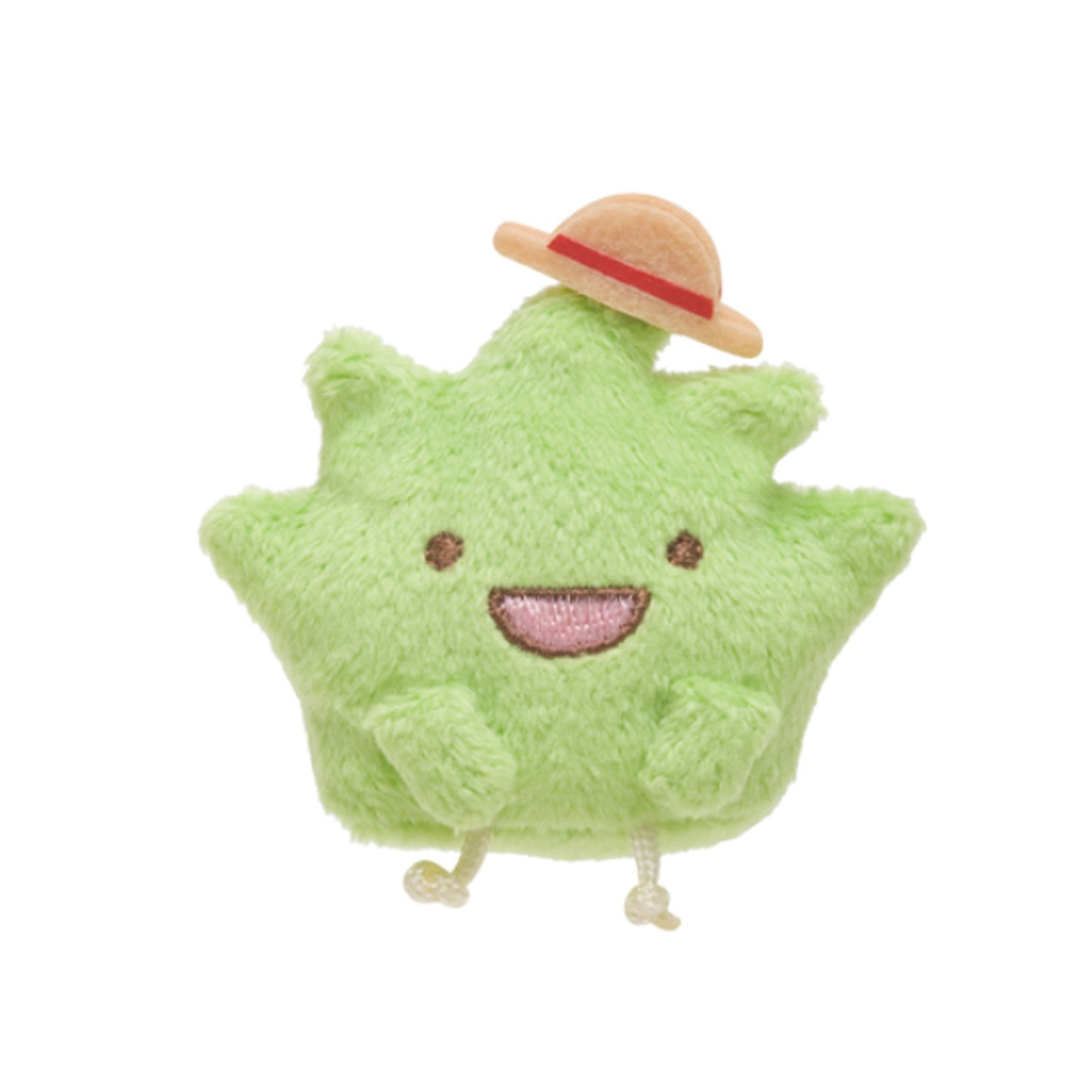 VINTAGE | Sumikko Gurashi |  Cool Vacation | Zassou Weed (Straw Hat) Tenori Mini Plush