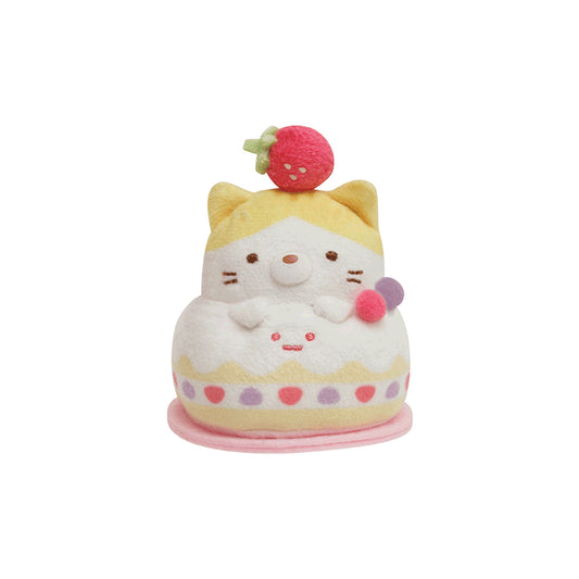 Sumikko Gurashi | Cat Siblings and Sweet Shop | Neko Cat Tora (Cake) Tenori Mini Plush