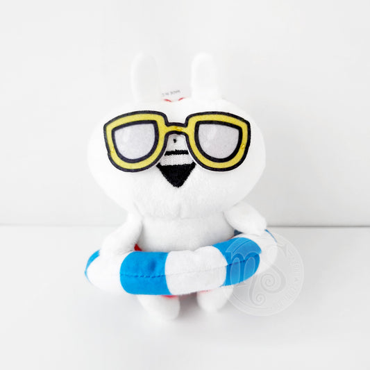 Usagyuuun | Beachgyuuun | Blue Swimming Ring Small Plush | HK Exclusive