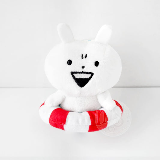 Usagyuuun | Beachgyuuun | Red Swimming Ring Small Plush | HK Exclusive