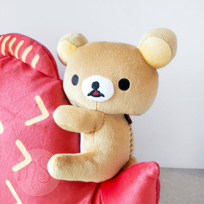 Rilakkuma | New Year Big Tai Fish 13" (33cm) Cushion | Dec 2022