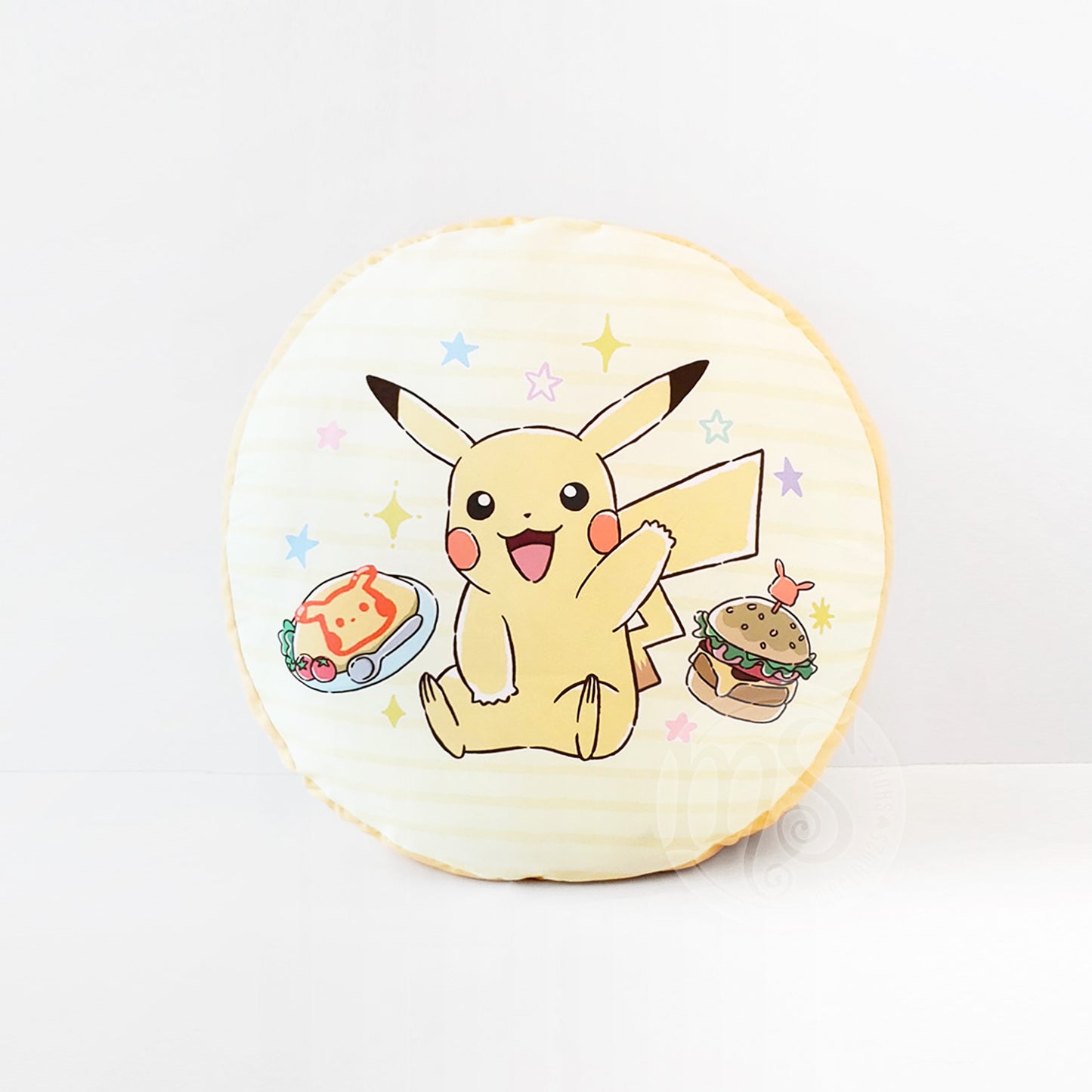 Pokémon | Cafe Art | Pikachu & Eevee Cushions