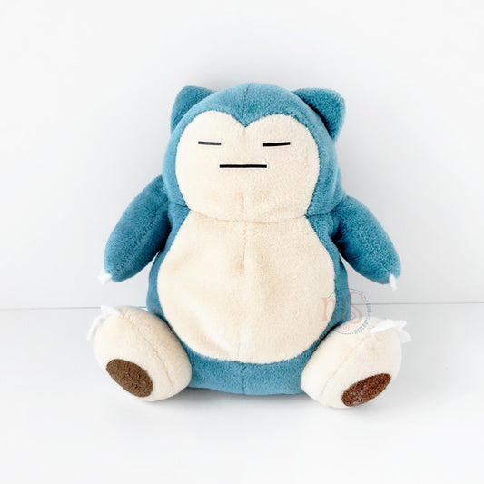 [Vintage] Pokemon | Snorlax Small Beanie Plush | 1998 Hong Kong MTR | Limited Edition | HK Exclusive