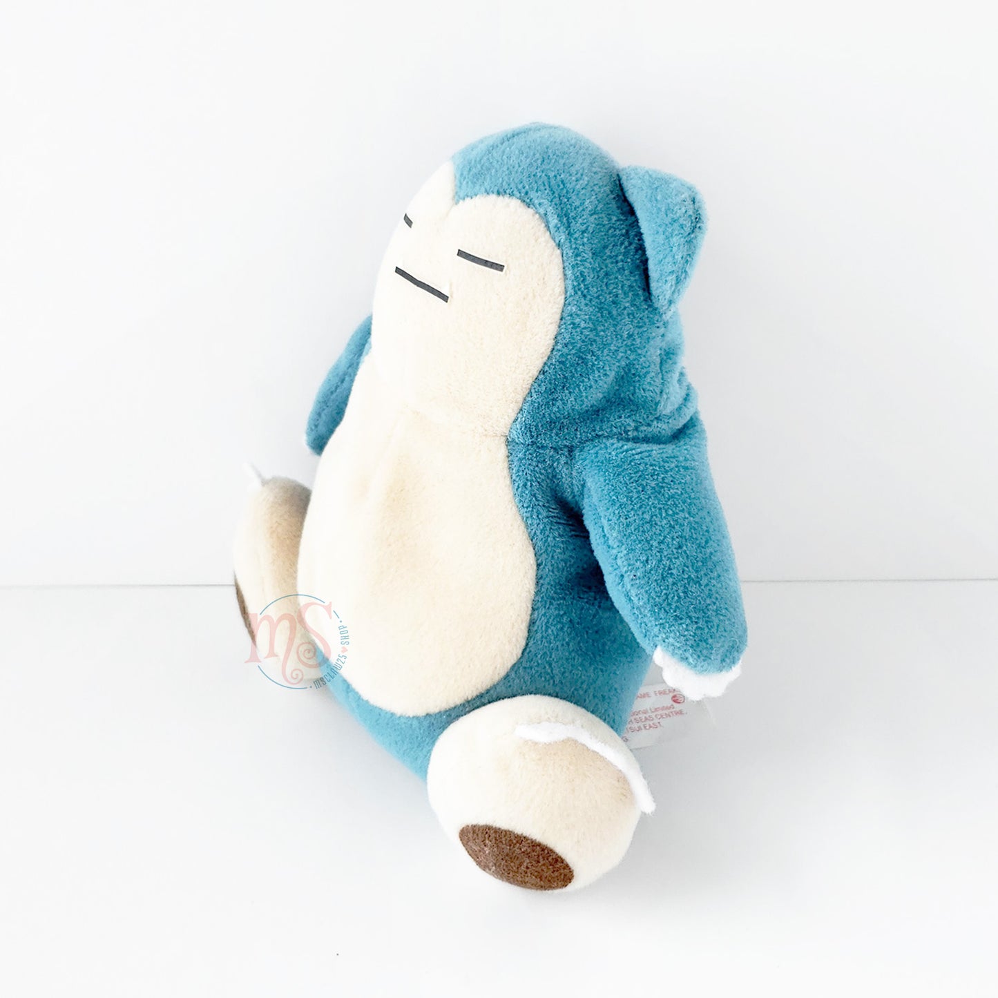 [Vintage] Pokémon | Snorlax Small Beanie Plush | 1998 Hong Kong MTR | Limited Edition | HK Exclusive