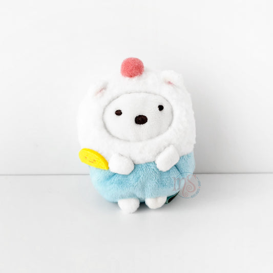 Sumikko Gurashi | Food Kingdom | Shirokuma (Rice Bowl) Tenori Mini Plush