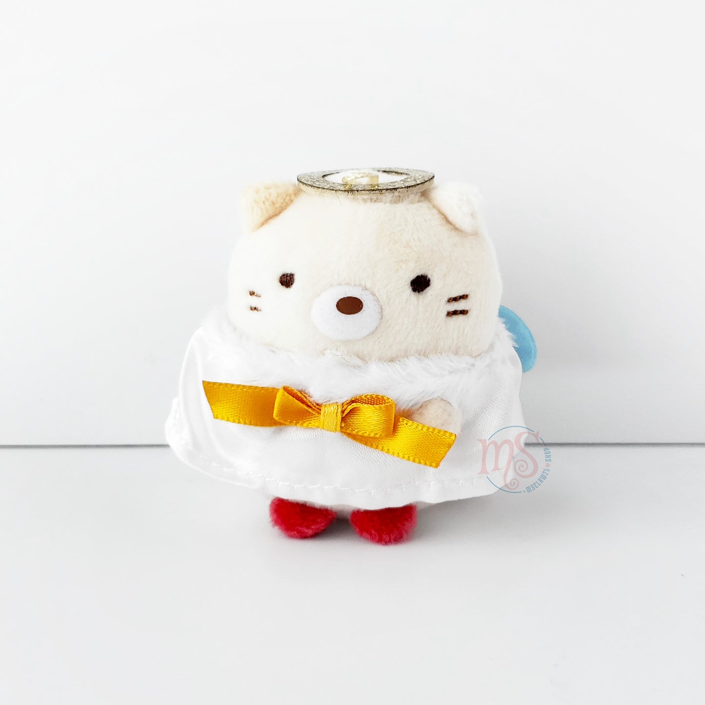 Sumikko Gurashi | Christmas 2022 | Neko Cat (Angel) Tenori Mini Plush