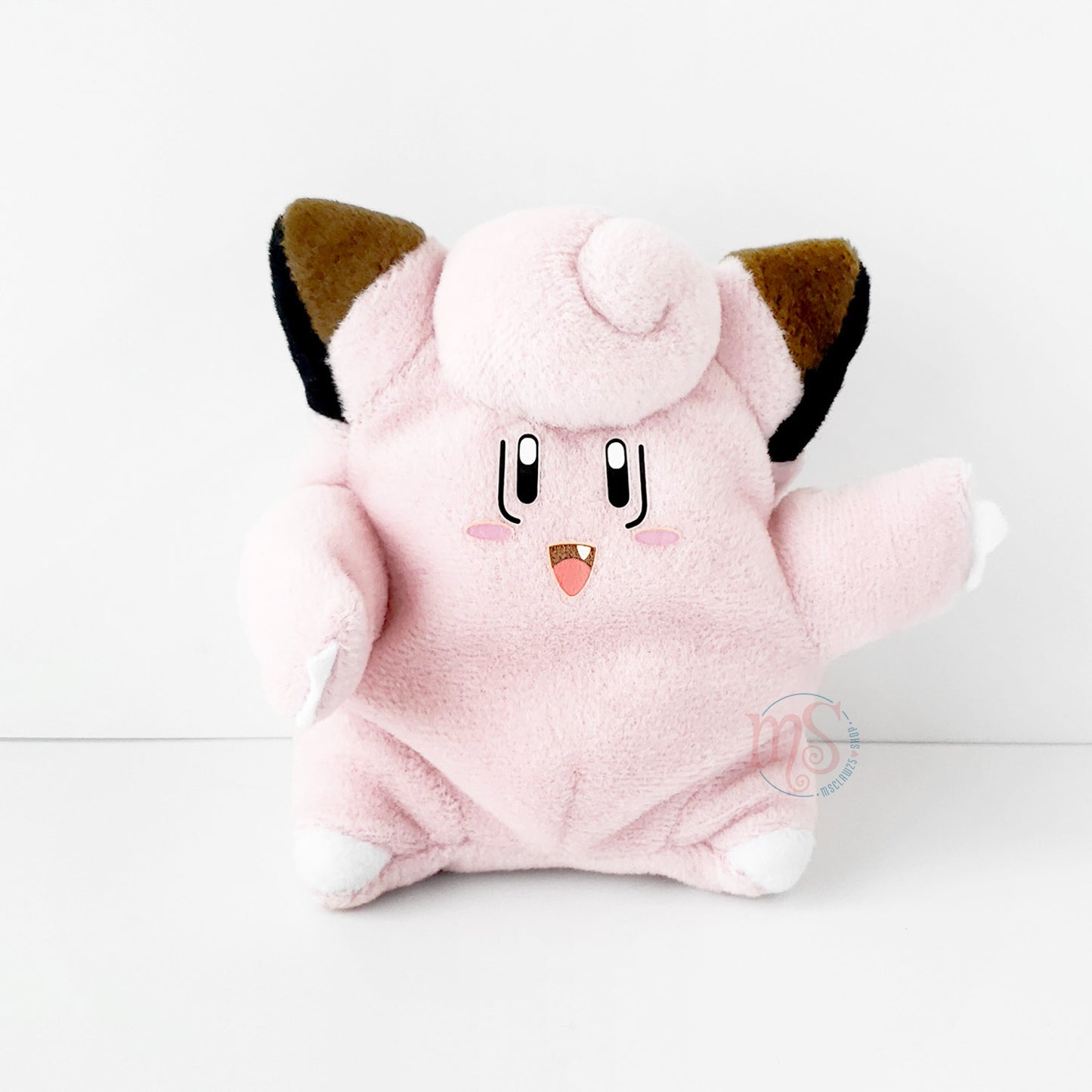 [Vintage] Pokémon | Clefairy Small Beanie Plush | 1998 Hong Kong MTR | Limited Edition | HK Exclusive