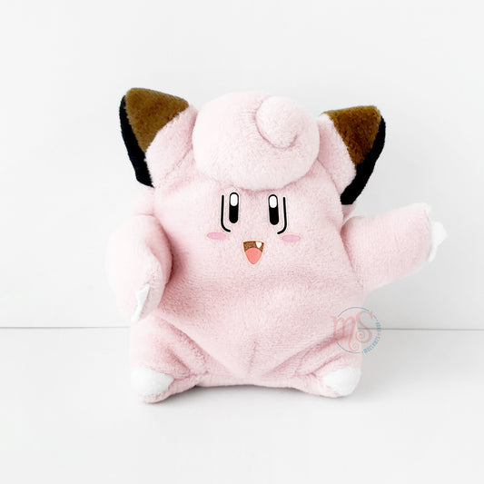 [Vintage] Pokemon | Clefairy Small Beanie Plush | 1998 Hong Kong MTR | Limited Edition | HK Exclusive