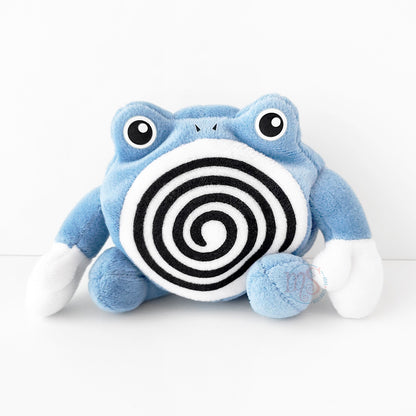 [Vintage] Pokémon | Poliwhirl Small Beanie Plush | 1998 Hong Kong MTR | Limited Edition | HK Exclusive