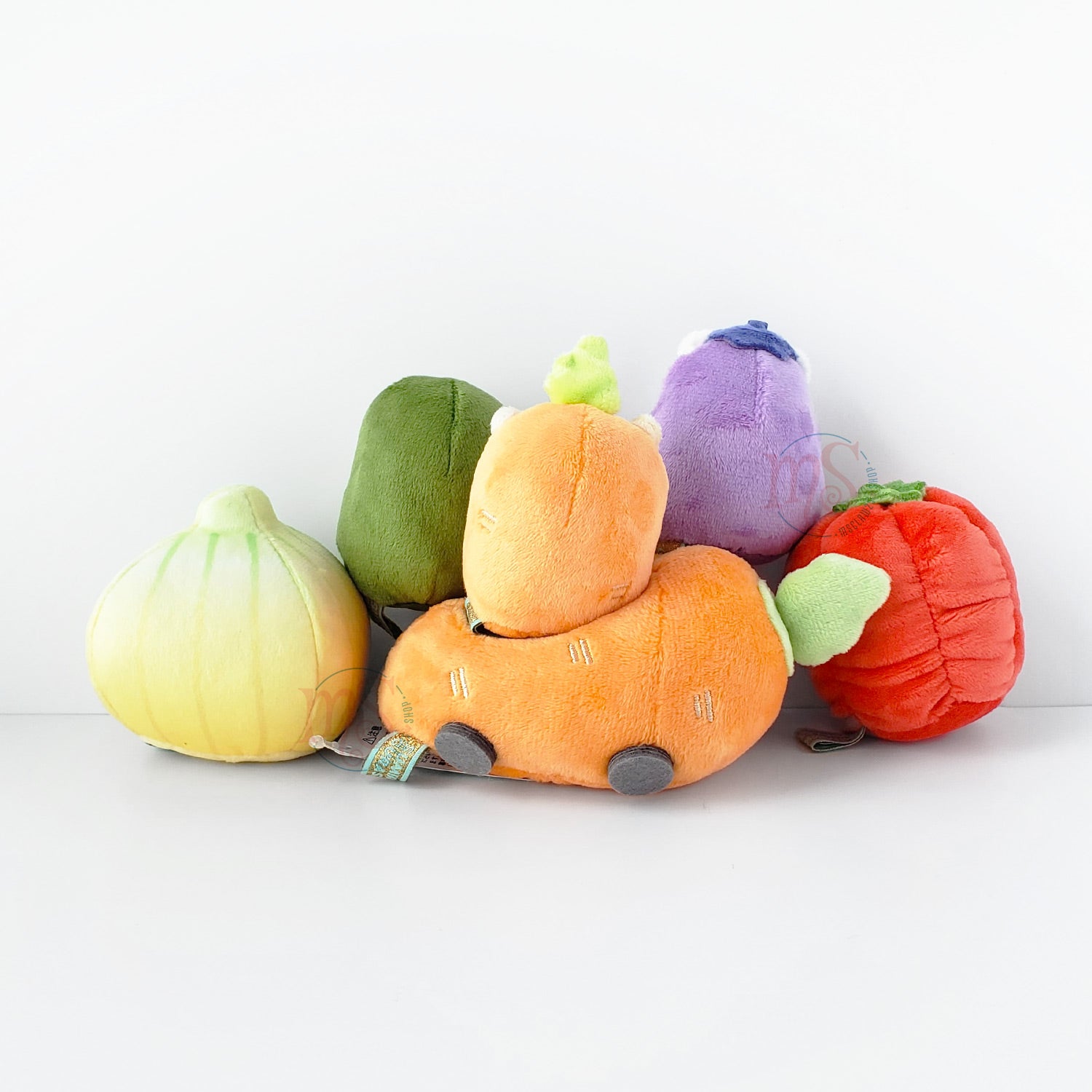 Sumikko Gurashi Ebi Aji Corrot Onion mini Tenori Plush Food Kingdom Sa –