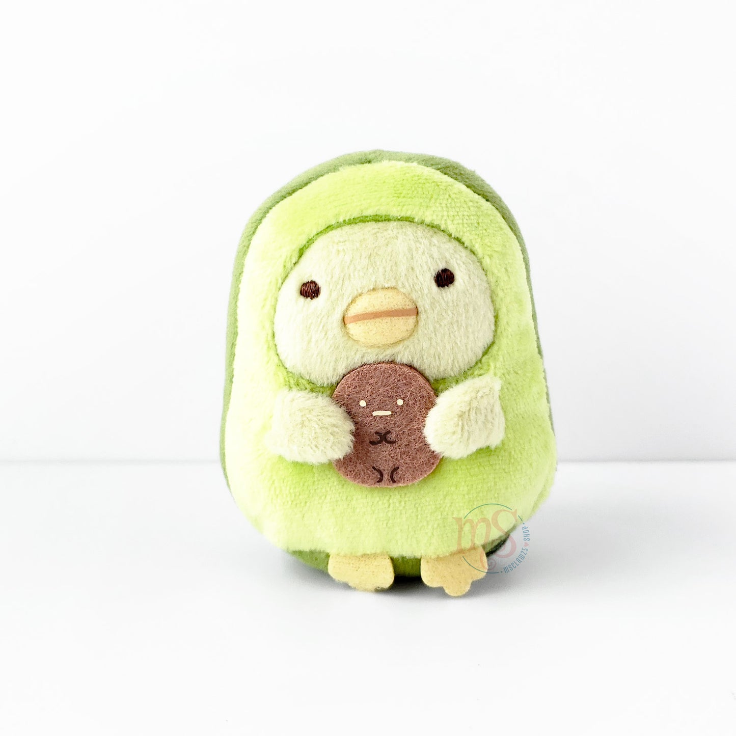 Sumikko Gurashi | Food Kingdom | Penguin? (Avocado) Tenori Mini Plush | Online Shop Limited