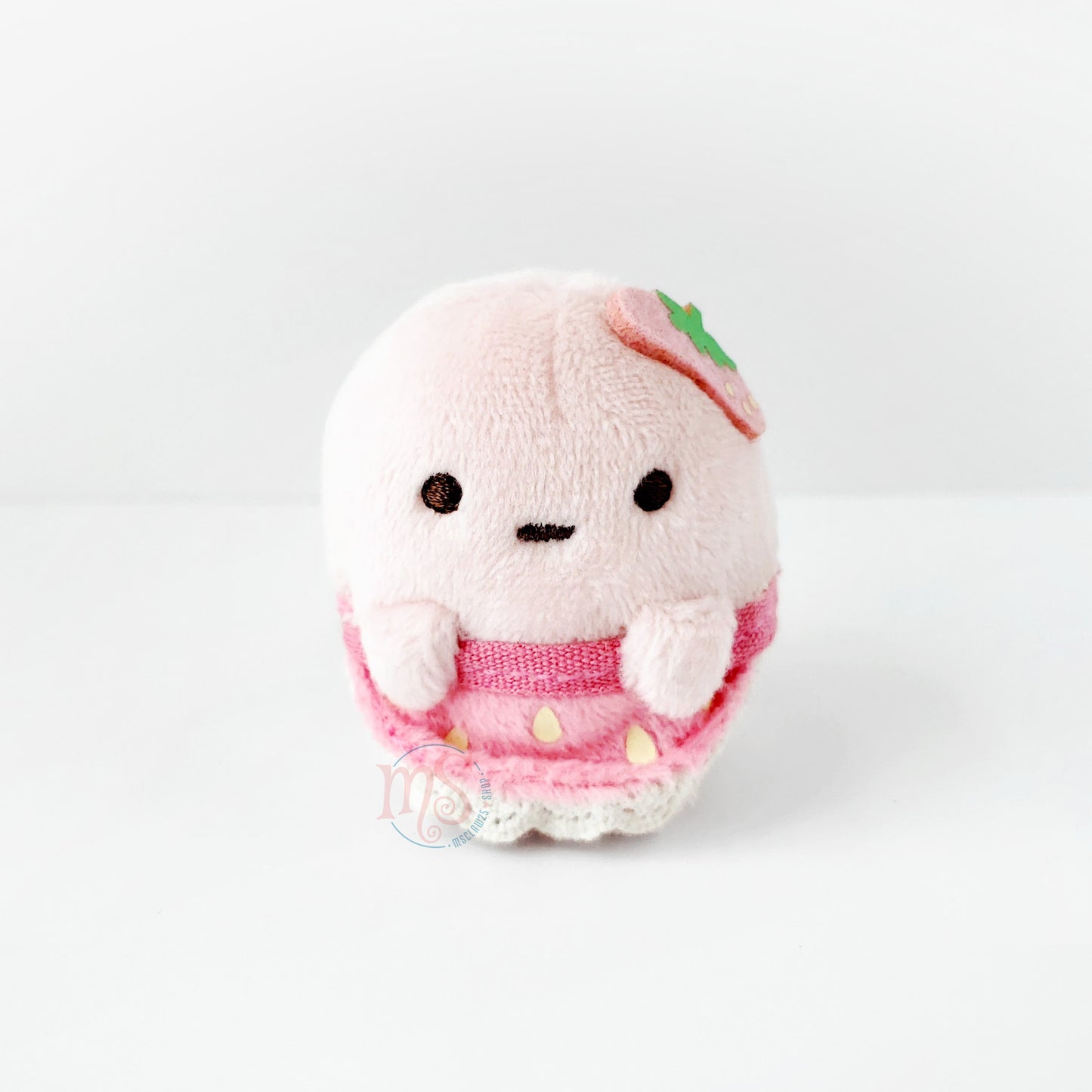 Sumikko Gurashi | Cafe Sumikko: Strawberry Fair | Tapioca Tenori Mini Plush