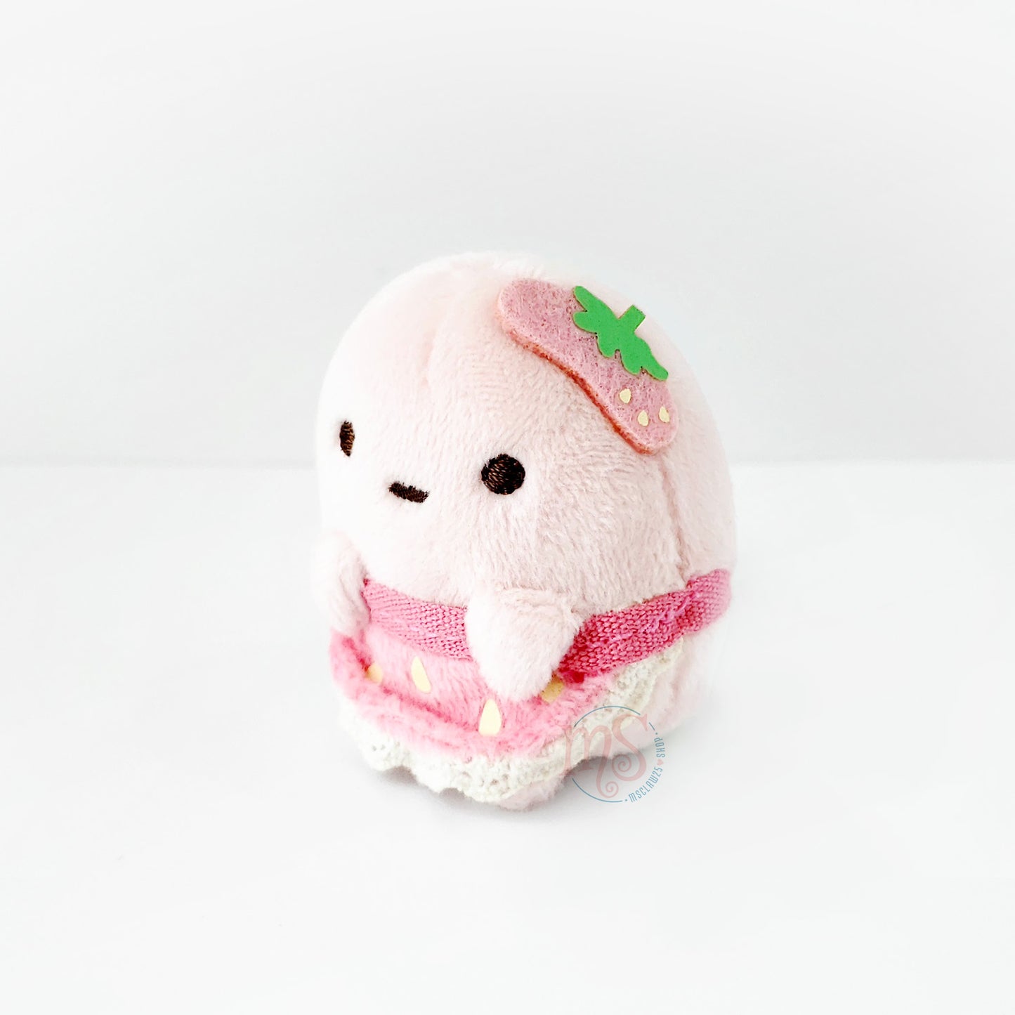 Sumikko Gurashi | Cafe Sumikko: Strawberry Fair | Tapioca Tenori Mini Plush