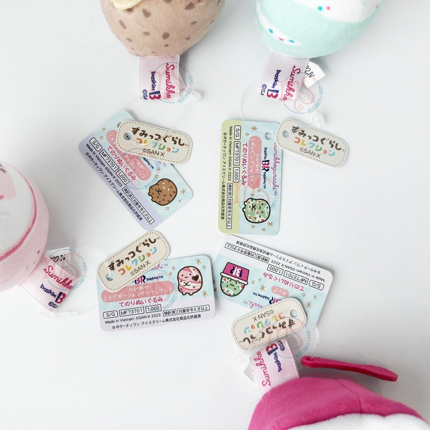 Sumikko Gurashi | Baskin Robbins | Tapioca (Popping Shower) Tenori Mini Plush