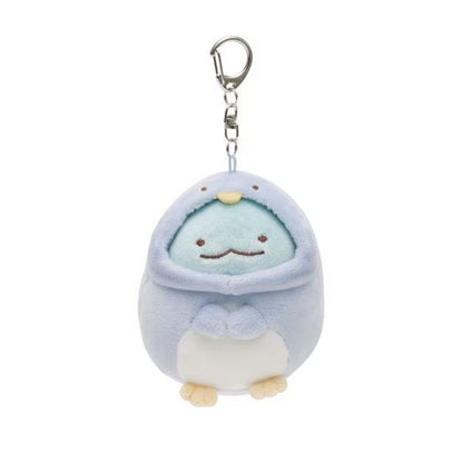 Sumikko Gurashi | Shirokuma's Friends | Tokage (Penguin) Mochi Keychain Tenori Mini Plush