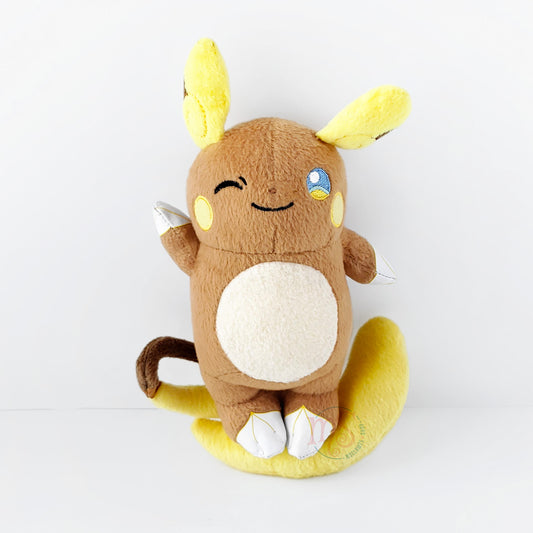 Pokémon | Sun & Moon Alolan Form | Raichu Winking Small Plush