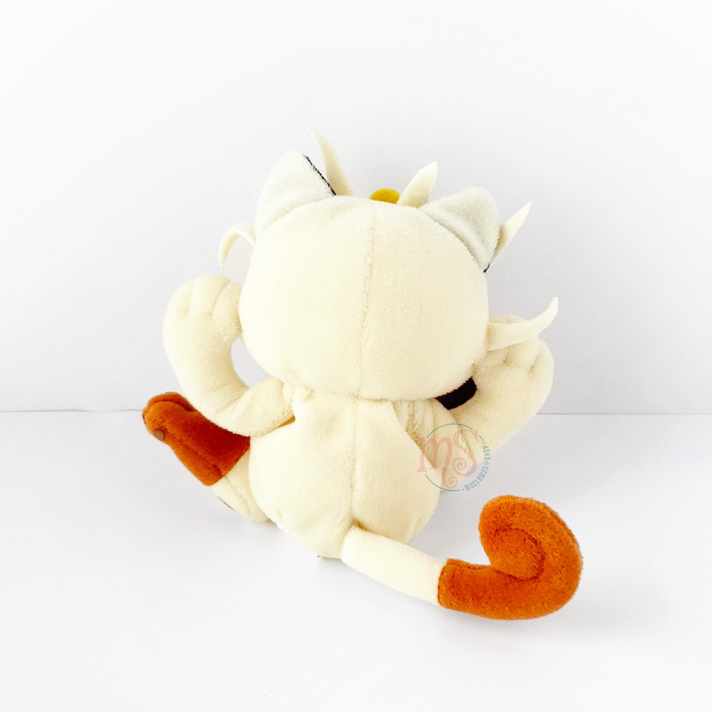 [Vintage] Pokemon | Meowth Small Beanie Plush | 1998 Hong Kong MTR | Limited Edition | HK Exclusive