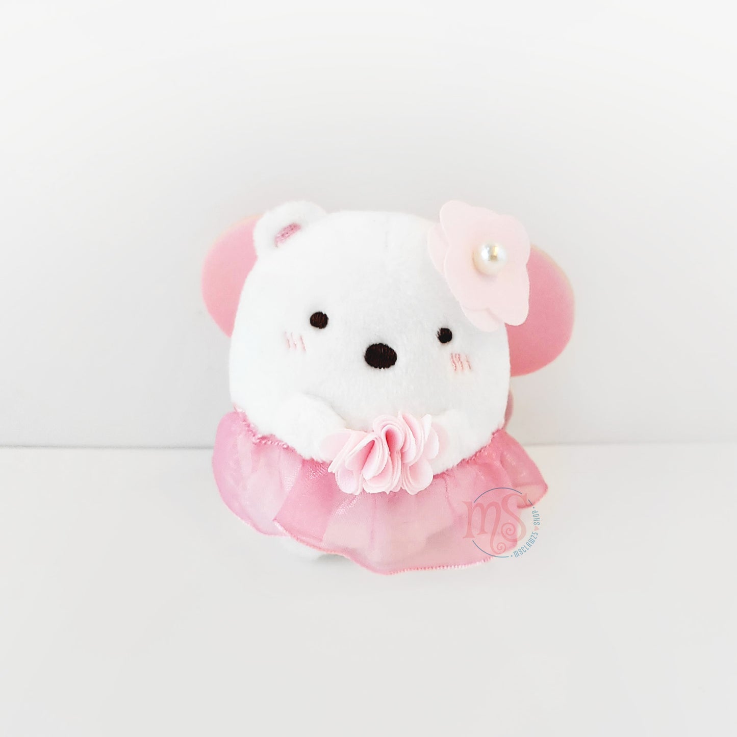 Sumikko Gurashi | Zassou & Fairy's Flower Garden | Shirokuma (Butterfly) Tenori Mini Plush