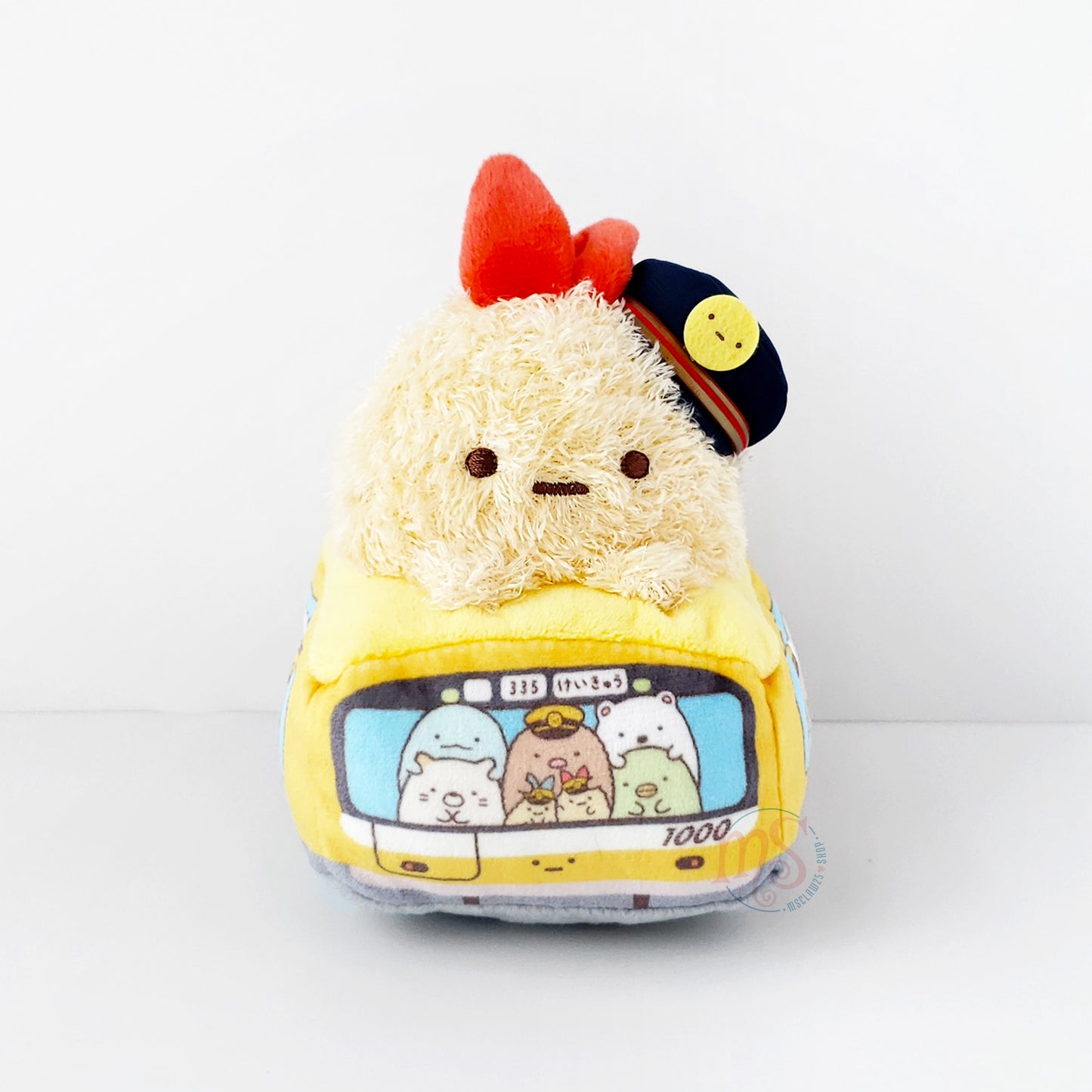 Sumikko Gurashi | Keikyu & Hanedaku Train Railway in Ota City | Ebifurai no Shippo (Train Captain) Small Plush | Collab Limited