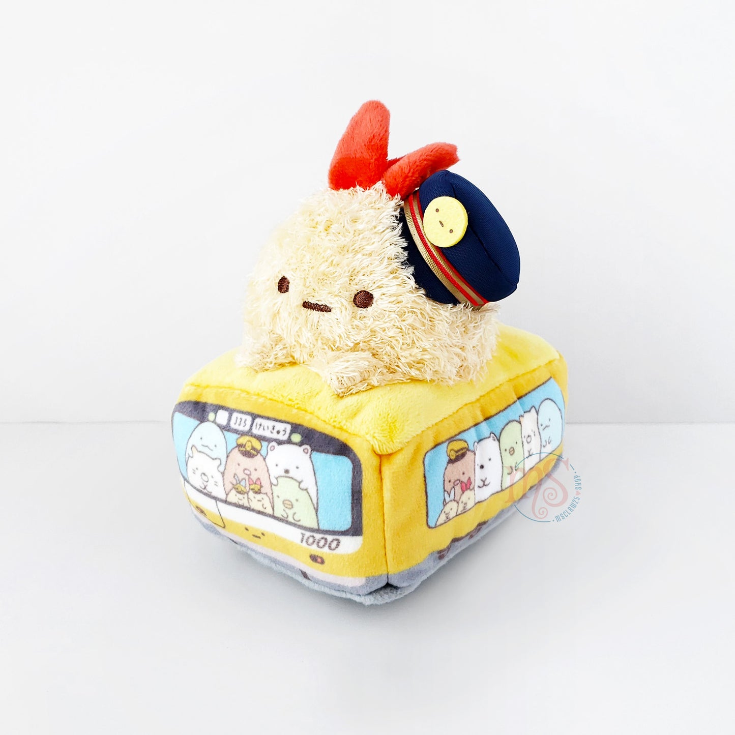 Sumikko Gurashi | Keikyu & Hanedaku Train Railway in Ota City | Ebifurai no Shippo (Train Captain) Small Plush | Collab Limited