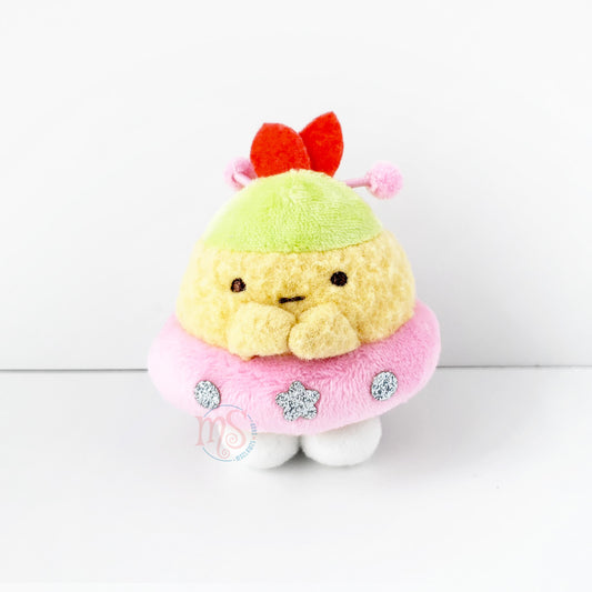 Sumikko Gurashi | Mysterious Friends (Alien) | Ebifurai no Shippo (UFO) Keychain Tenori Mini Plush