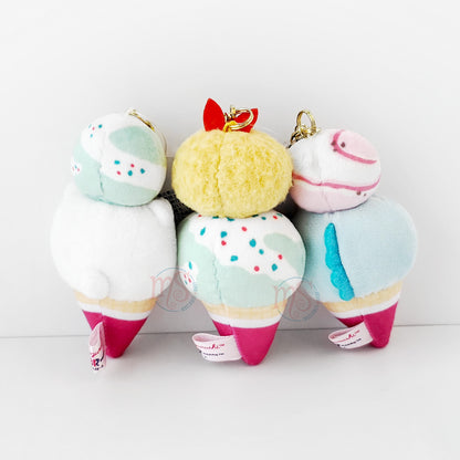 Sumikko Gurashi | Baskin Robbins | Ebifurai no Shippo (Popping Shower Cone) Keychain Tenori Mini Plush