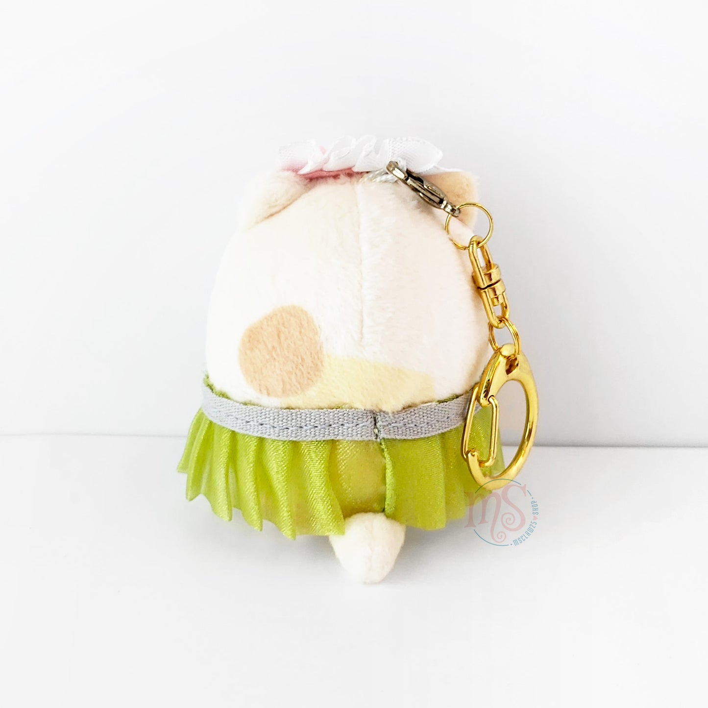 Sumikko Gurashi | Shimizuzaka Store Limited | Neko (Matcha Cafe) Tenori Keychain Mini Plush