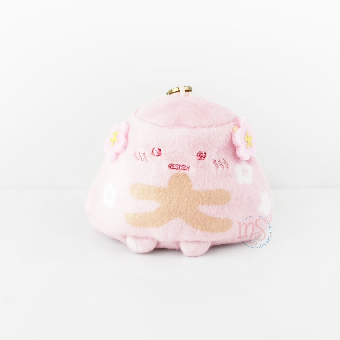 Sumikko Gurashi | Yama (Cherry Blossom) Tenori Keychain Mini Plush | Ginkakuji Store Limited