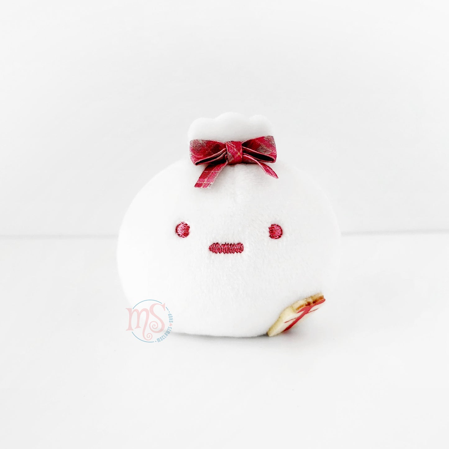 Sumikko Gurashi | Strawberry Christmas 2023 | Furoshiki Fukuro (Gift Bag) Tenori Mini Plush