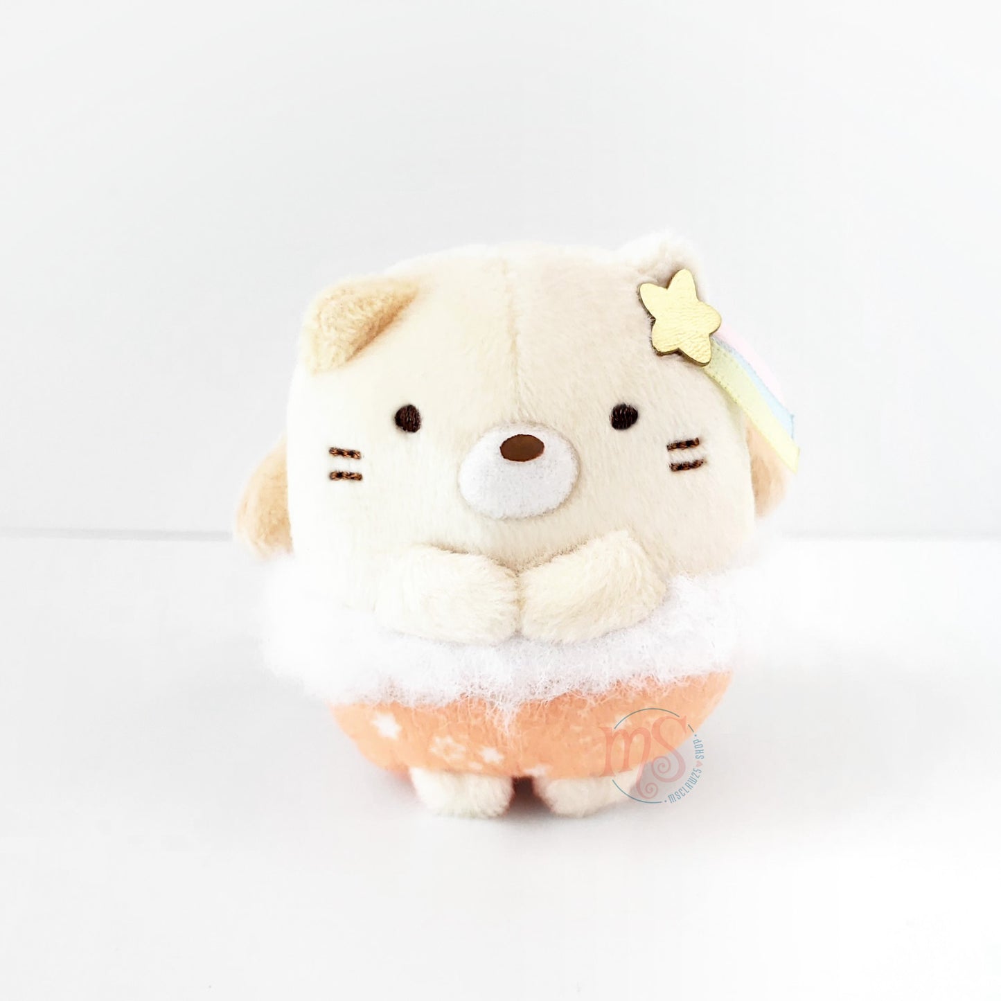 Sumikko Gurashi | Starry Sky Walk | Neko Cat (Angel) Tenori Mini Plush