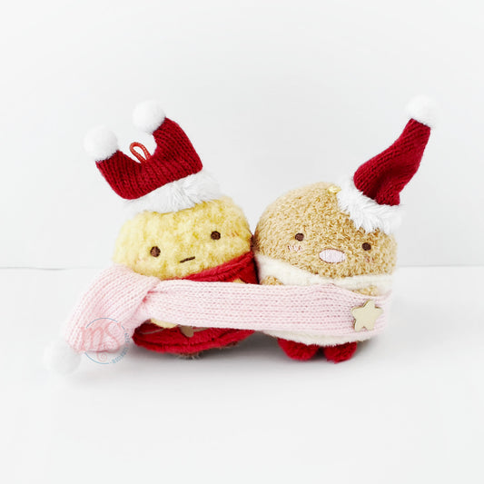 Sumikko Gurashi | Christmas 2020 | Ebifurai no Shippo & Tonkatsu Tenori Mini Plush Set