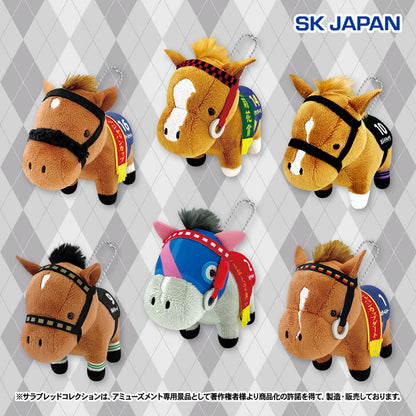 Thoroughbred Collection Race Horse | Ball Chain Series 23 Keychain Small Plush 4-pc Set