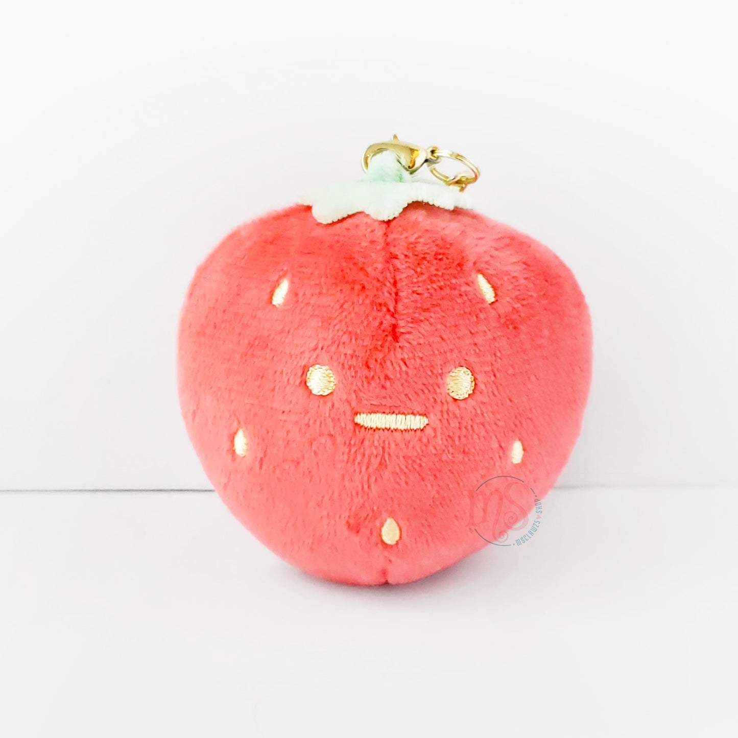 Sumikko Gurashi | Dazaifu Store Limited | Tokage (Strawberry) Tenori Keychain Mini Plush